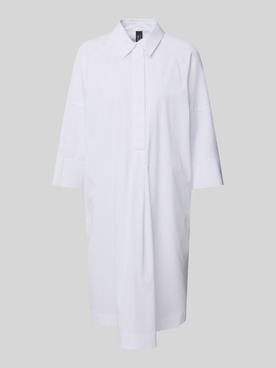 Marc Cain Knielanges Hemdblusenkleid mit 3/4-Arm Weiss 2