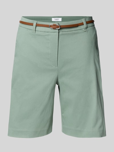 B.Young Bermudy o kroju regular fit z paskiem model ‘Days’ Khaki 2