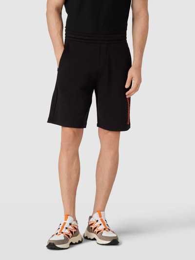 CK Calvin Klein Sweatshorts met labelprint Zwart - 4