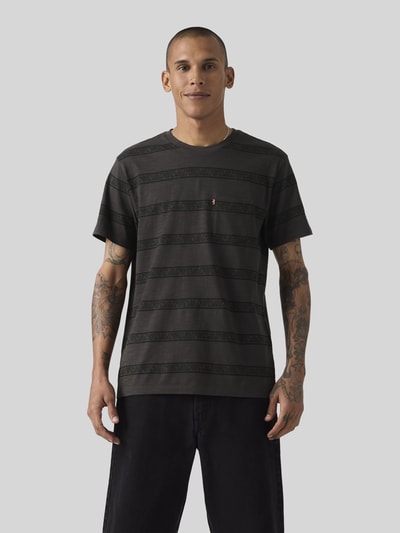 Levi's® Ragular Fit T-Shirt aus Baumwolle Black 4