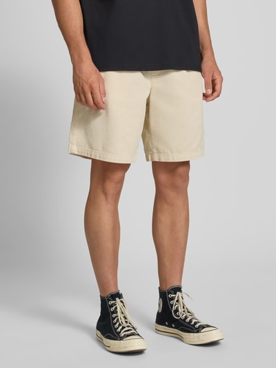 Jack & Jones Regular Fit Shorts aus Cord mit elastischem Bund Modell 'BILL' Offwhite 4