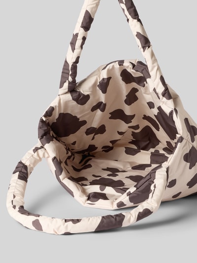 STUDIO NOOS Mom Bag in Stepp-Optik Modell 'Holy Cow' Dunkelbraun 5