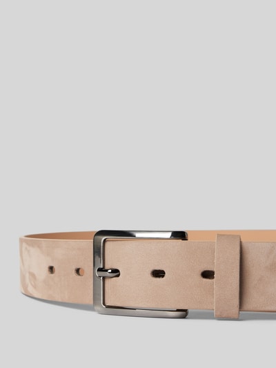 Lloyd Men's Belts Pasek skórzany ze sprzączką Piaskowy 2