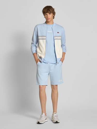 Ellesse Sweatjacke mit Logo-Badge Modell 'RISANI' Hellblau 1