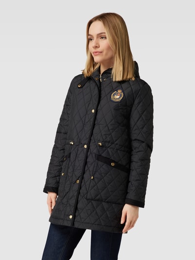 Lauren Ralph Lauren Steppmantel mit Label-Patch Black 4