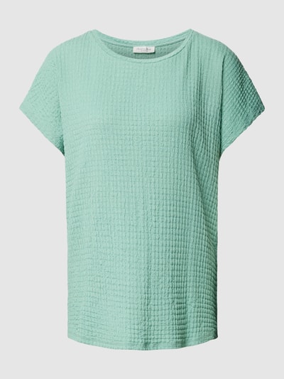 Christian Berg Woman T-shirt met structuurmotief Mintgroen - 2