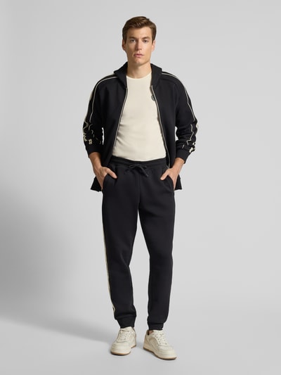 EA7 Emporio Armani Regular Fit Sweatpants mit Tunnelzug Modell 'Train' Black 1