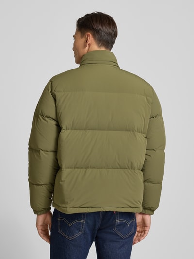 Lacoste Regular fit donsjack met opstaande kraag en geïntegreerde capuchon Olijfgroen - 5