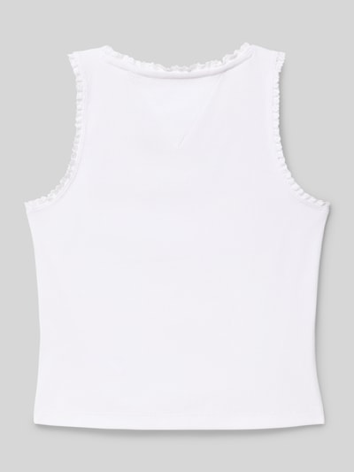 Tommy Hilfiger Teens Tanktop mit Label-Stitching Weiss 3