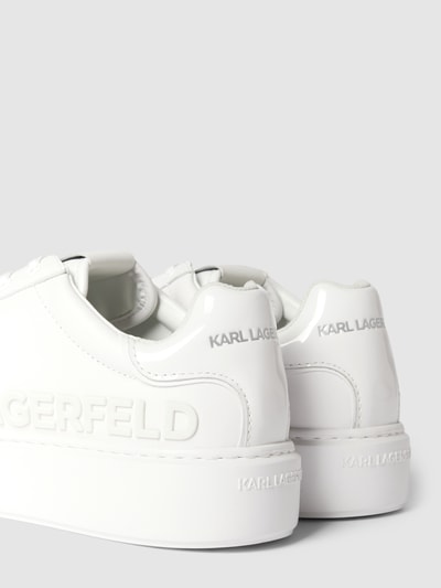 Karl Lagerfeld Sneakersy ze wzorem z logo model ‘MAXI KUP’ Biały 3