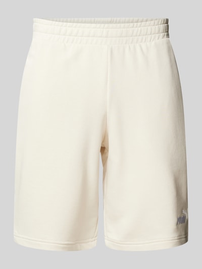 PUMA PERFORMANCE Regular Fit Sweatshorts mit Label-Stitching Offwhite 1