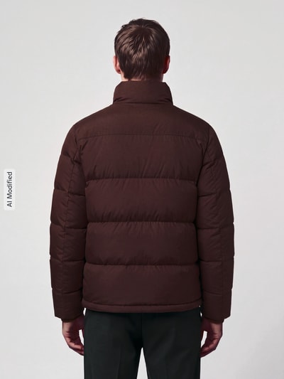 ONLY & SONS Steppjacke mit Stehkragen Schoko 5