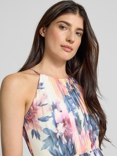 Jake*s Cocktail Abendkleid mit gelegten Falten Ecru 3