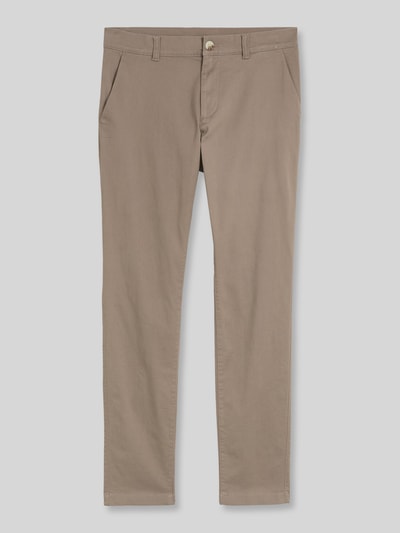 Tom Tailor Slim Fit Chino aus Baumwoll-Mix Modell 'TRAVIS' Taupe 2