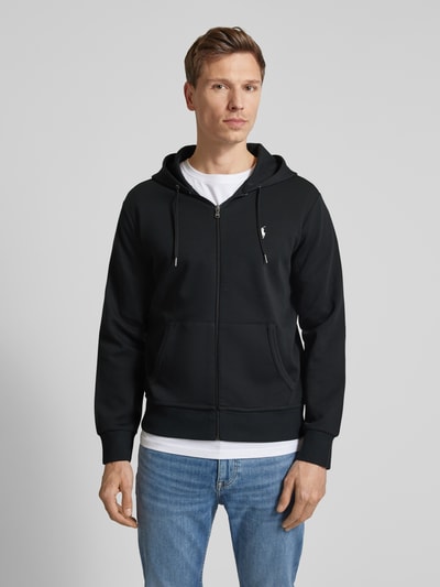 Polo Ralph Lauren Bluza rozpinana z wyhaftowanym logo Czarny 4