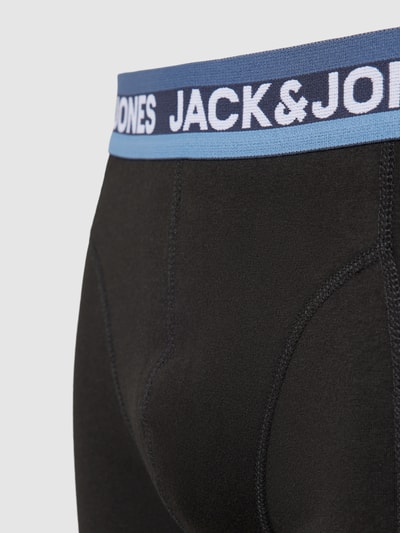 Jack & Jones Boxershort met elastische band met label in een set van 5 stuks, model 'DNA' Zwart - 2