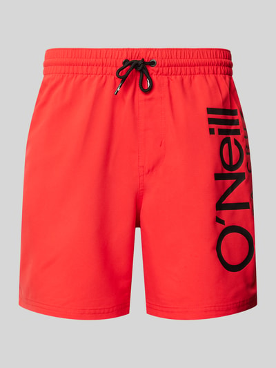 ONeill Zwembroek met labelprint, model 'Original Cali' Rood - 1