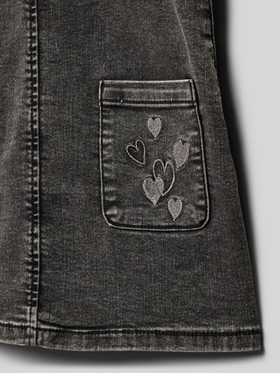 s.Oliver RED LABEL Lichte tuinjurk in A-lijn van katoenmix Zwart - 2