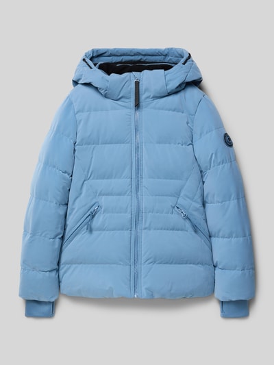 CARS JEANS Kurtka pikowana z kapturem model ‘MONYA’ Szaroniebieski 1