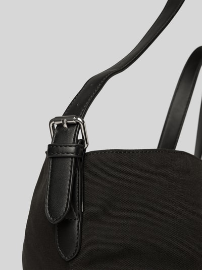 bugatti Shopper mit Label-Patch Modell 'Finn' Black 3