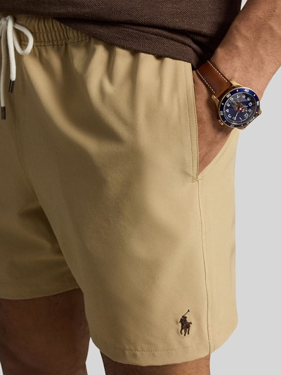 Polo Ralph Lauren Underwear Badehose mit Logo-Stitching Khaki 3