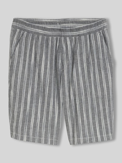 Tom Tailor Denim Regular Fit Shorts aus Baumwoll-Leinen-Mix Hellgrau 2