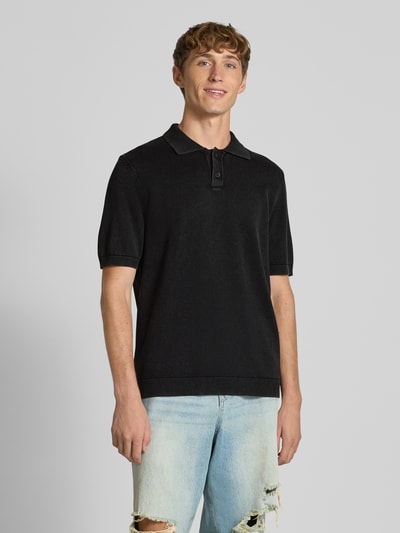 Marc O'Polo Denim Regular fit poloshirt van puur katoen Zwart - 4