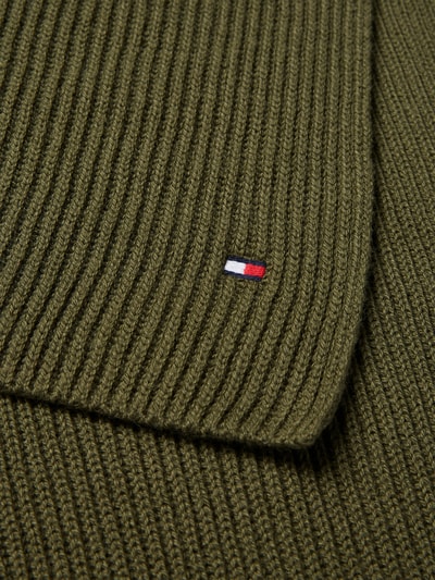 Tommy Hilfiger Sjaal van een mix van katoen en kasjmier Rietgroen - 2