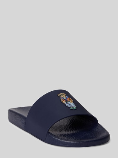 Polo Ralph Lauren Badeschuhe mit Polo Bear Print Marine 1