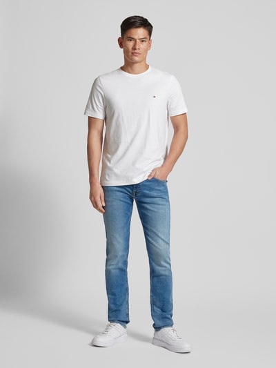 Marc O'Polo Regular Fit Low-Rise-Jeans mit Shaped-Beinverlauf Modell 'SJÖBO' Jeansblau 1