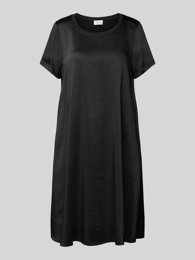 ROBE LÉGÈRE Knielanges Kleid mit Rundhalsausschnitt Black 2