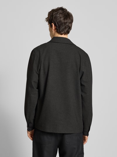 Marc O'Polo Denim Regular Fit Freizeithemd mit Viskose-Anteil  Anthrazit Melange 5