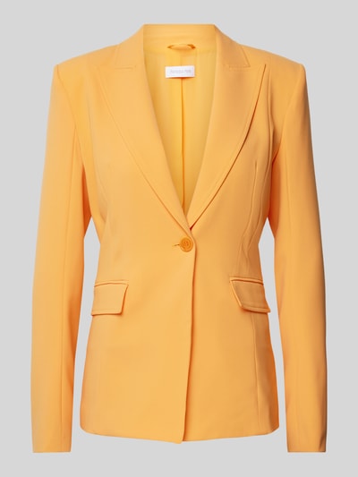 Patrizia Pepe Blazer met knoopsluiting, model 'GIACCA UN BUTTONE' Donkergeel - 2