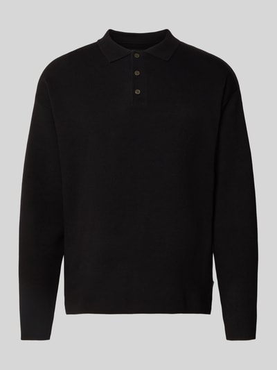 Jack & Jones Premium Gebreide pullover met polokraag, model 'BLABRADFORT' Zwart - 2