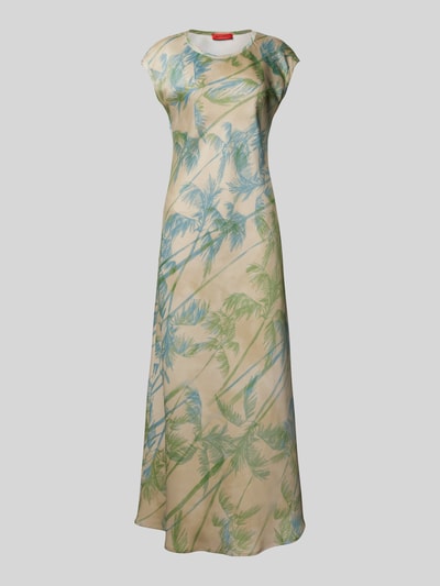 MAX&Co. Długa sukienka z krótkim rękawem model ‘APUANIA’ Piaskowy 2