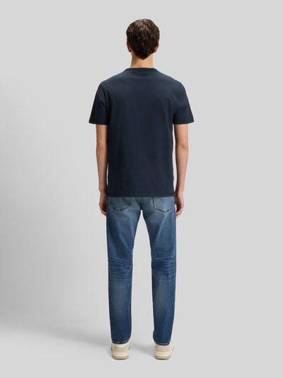 BOSS Orange regular fit T-shirt van puur katoen model 'TEGOOD' Marineblauw - 5