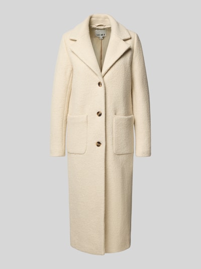 ICHI Mantel mit Reverskragen und aufgesetzten Taschen Offwhite 2