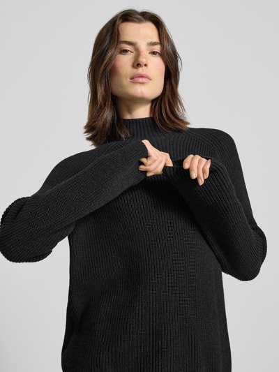 Marc O'Polo Regular Fit Strickpullover aus reiner Baumwolle Dunkelgrau 3