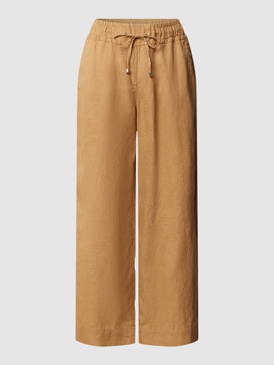 TONI Wide Fit Leinenhose in 3/4-Länge Camel 2