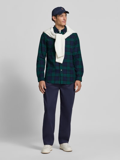Polo Ralph Lauren Regular Fit Freizeithemd aus reiner Baumwolle Marine 1