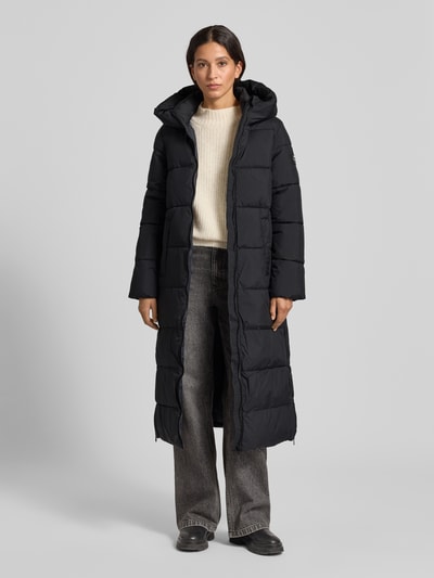 ECOALF Steppmantel mit Zweiwege-Reißverschluss Modell 'ARANDA' Black 1