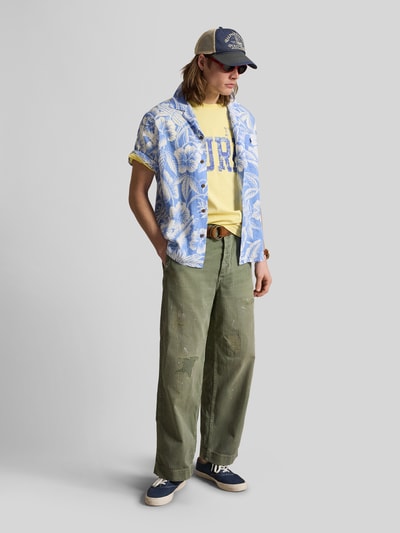 Polo Ralph Lauren regular fit vrijetijdsoverhemd van puur linnen Bleu - 1