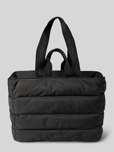 BOSS Tote Bag mit Steppnähten Modell 'Deva' Black 4