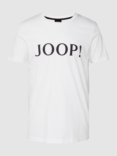 JOOP! Collection T-shirt met labelprint, model 'Alerio' Wit - 2