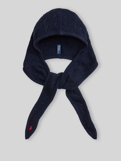 Polo Ralph Lauren Muts van mix van wol en kasjmier met capuchon Marineblauw - 2