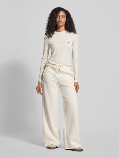 GUESS Activewear Spodnie dresowe z elastycznym pasem model „OCTAVIA” Złamany biały 1