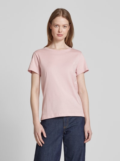 Marc O'Polo Regular fit pyjamatop van puur katoen met logoprint Roze - 4