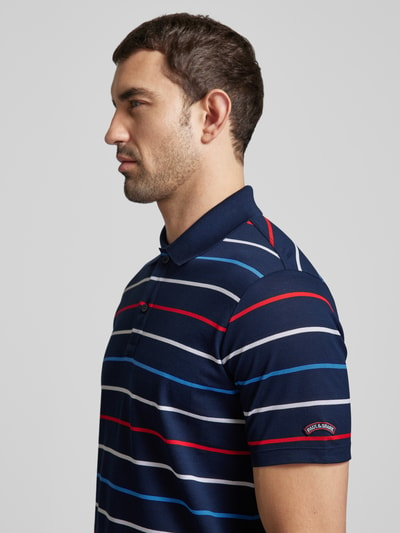 Paul & Shark Poloshirt met streepmotief, regular fit Marineblauw - 3