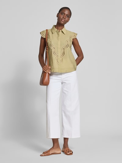 Tommy Hilfiger Wide Leg Jeans aus reiner Baumwolle Weiss 1