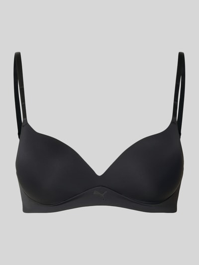 PUMA Soft-beha met stretch - gewatteerd  Zwart - 2